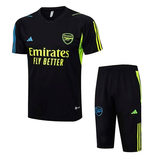 Camiseta Entrenamiento Arsenal Conjunto Completo 2023 2024 Negro